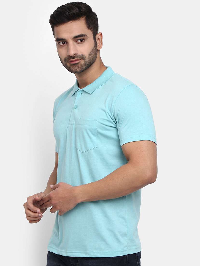 men short sleeve solid regular t-shirt - 20669553 -  Standard Image - 1