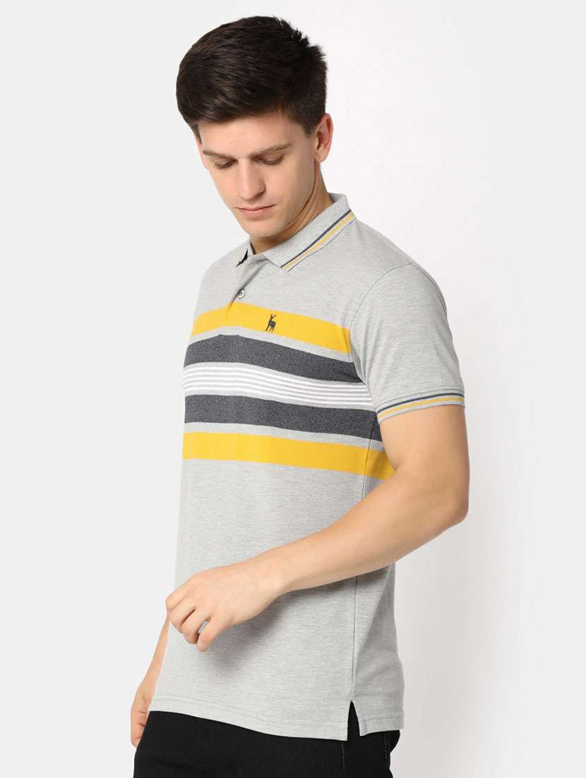 men short sleeved striped t-shirt - 20669999 -  Standard Image - 1