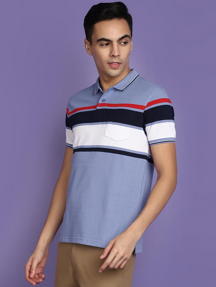 men stripes short sleeves t-shirt - 20670102 -  Standard Image - 1