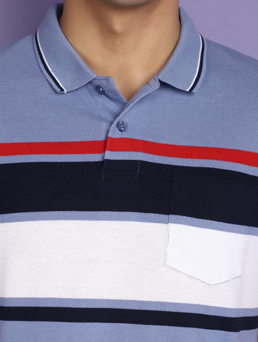 men stripes short sleeves t-shirt - 20670102 - Standard Image - 4