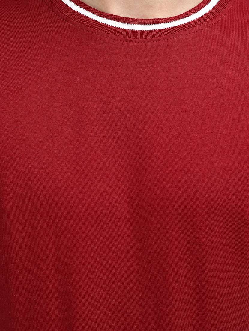 men solids short sleeves t-shirt - 20670794 -  Standard Image - 4
