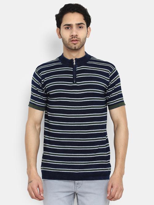 men stripes short sleeves t-shirt - 20671464 - Standard Image - 0