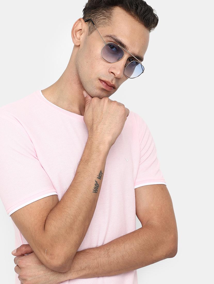 men solids short sleeves t-shirt - 20671666 -  Standard Image - 1
