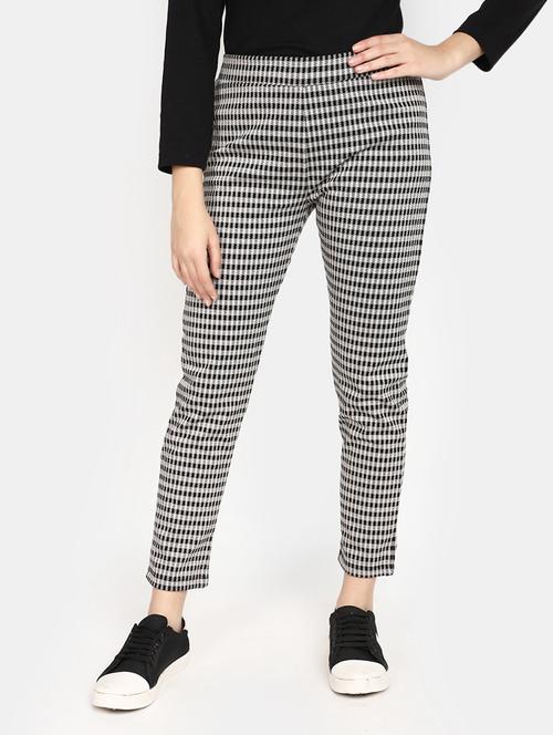 beige cotton jeggings - 20679988 - Standard Image - 0