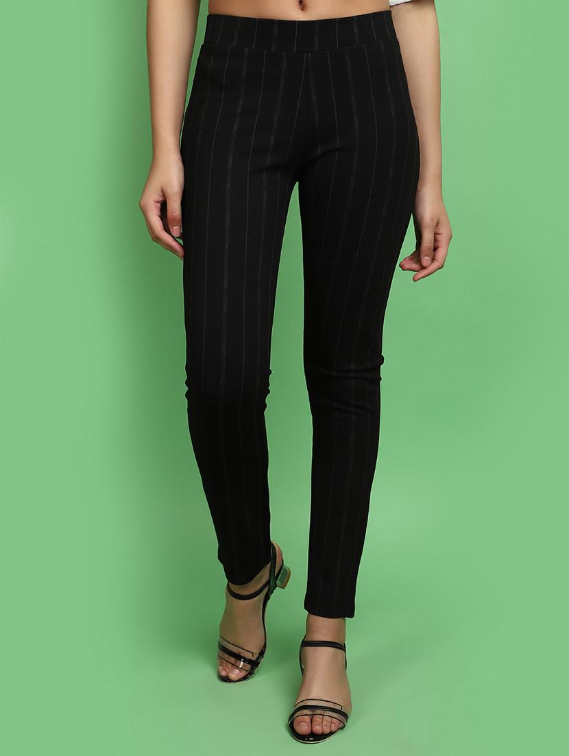 black cotton jeggings - 20679989 -  Zoom Image - 0