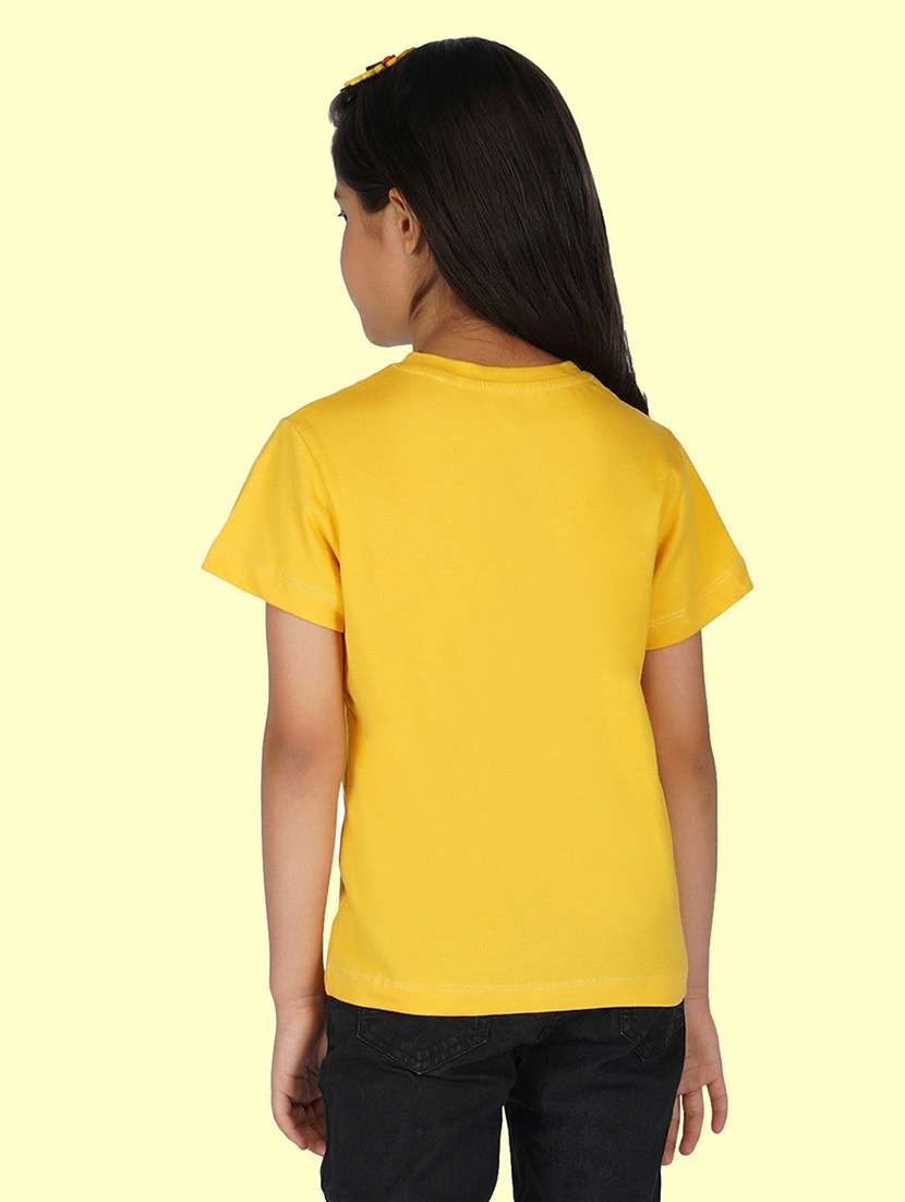 yellow graphic short sleeve t-shirt - 20683111 -  Standard Image - 1