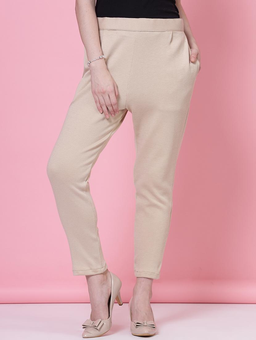 women set of 2 mid-rise multicolored full length trouser - 20683289 -  Standard Image - 1
