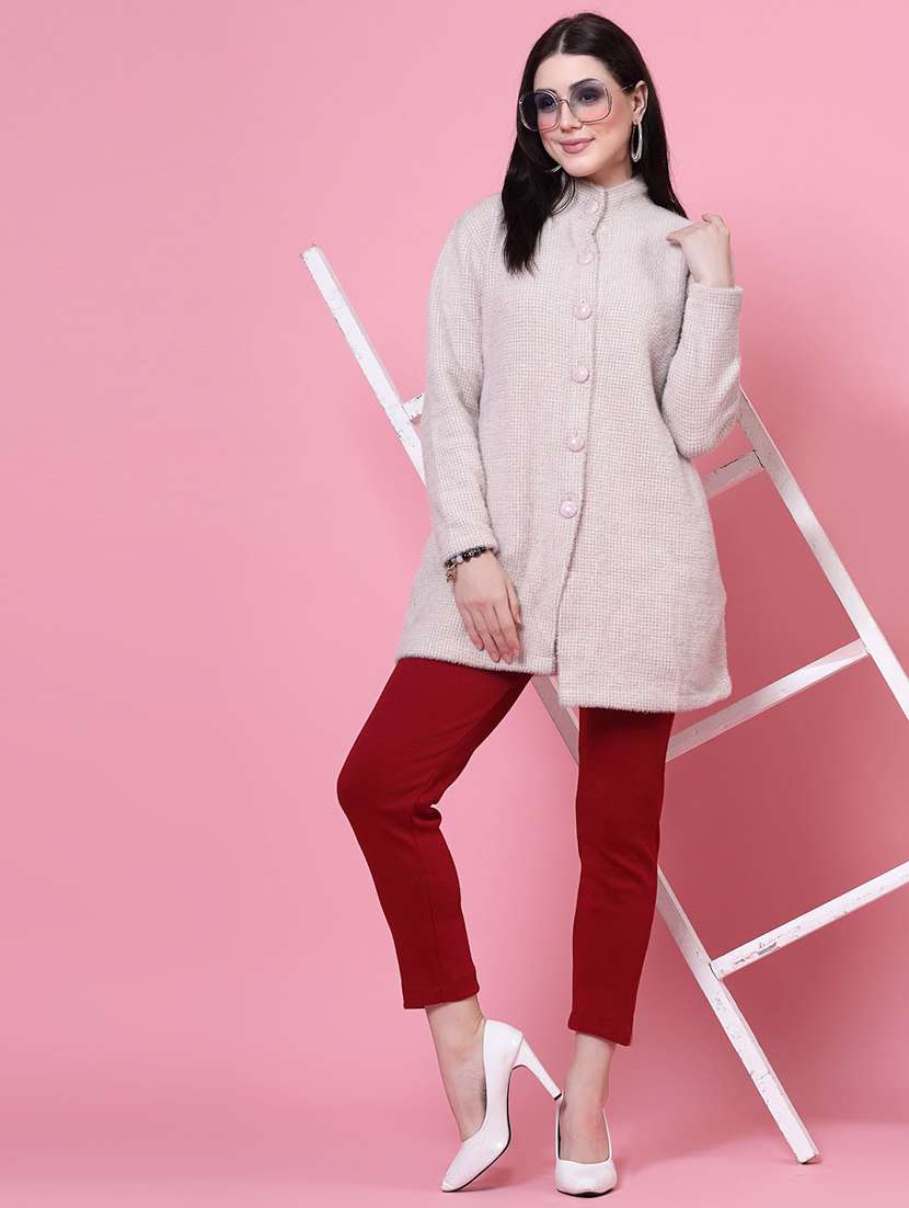 women pack of 2 multicolored solid trouser - 20683293 -  Standard Image - 4