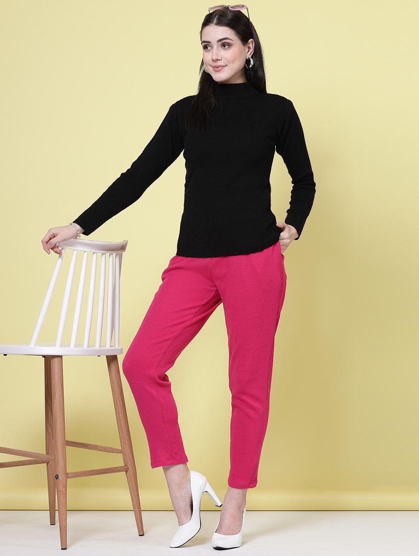 set of 2 solid flat front trouser - 20683305 -  Standard Image - 4