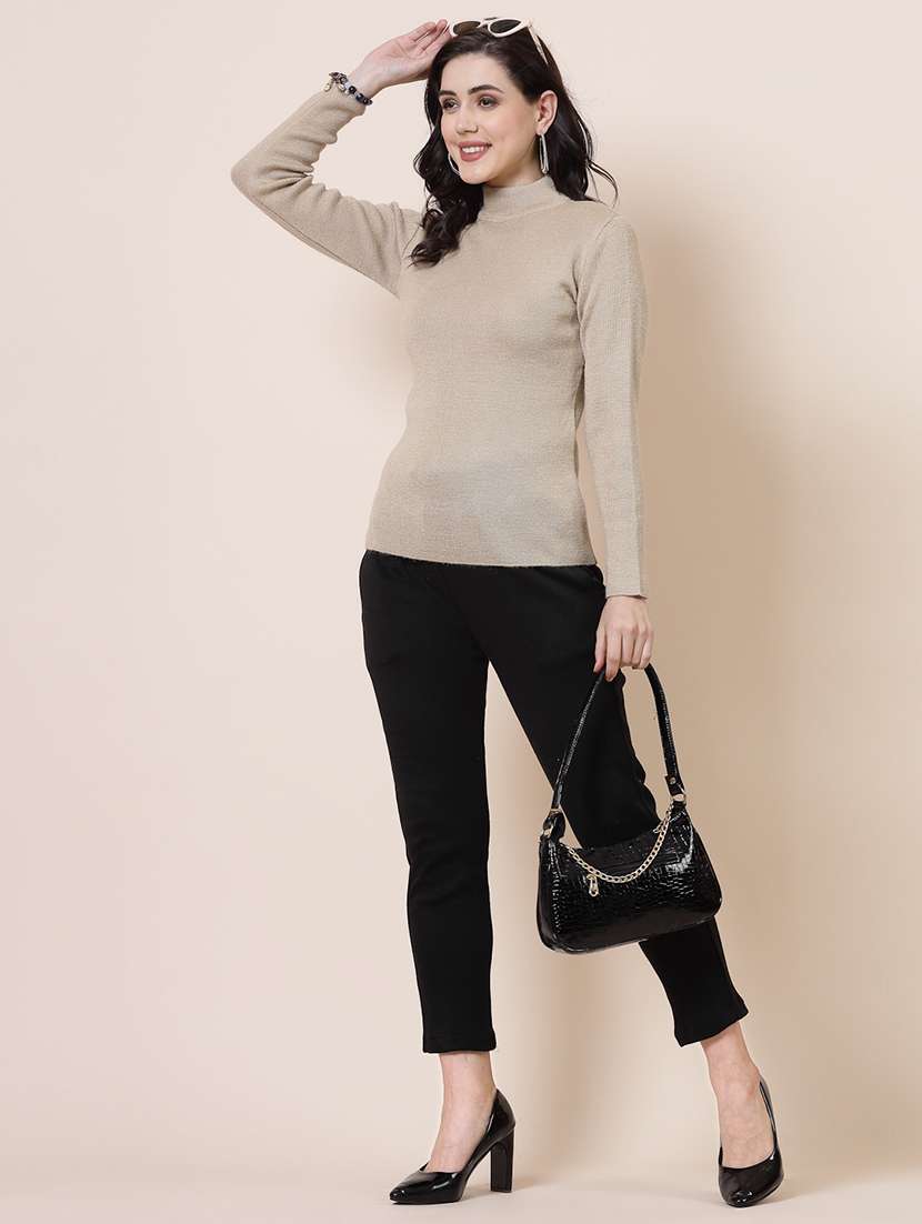 set of 2 solid flat front trousers - 20683308 -  Standard Image - 4