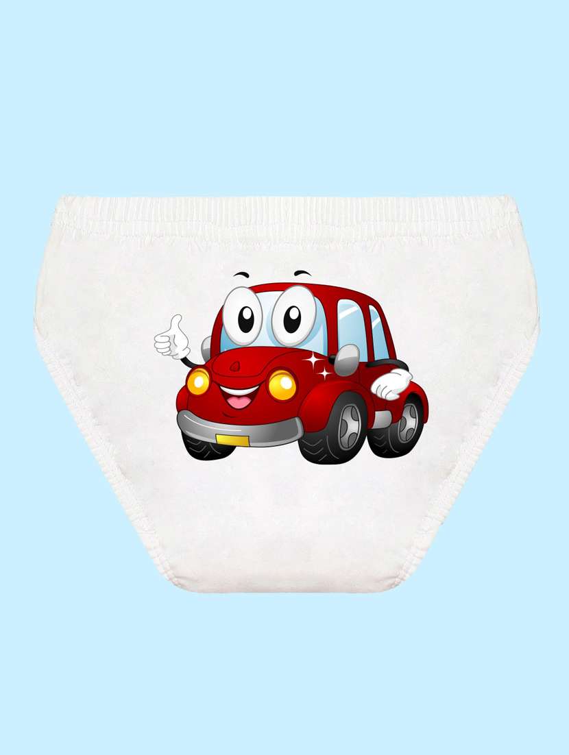 pack of 5 printed cotton briefs - 20683340 - Standard Image - 1