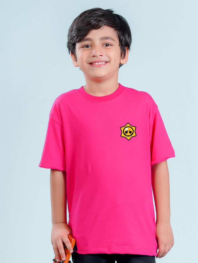 boys round neck short sleeve t-shirt