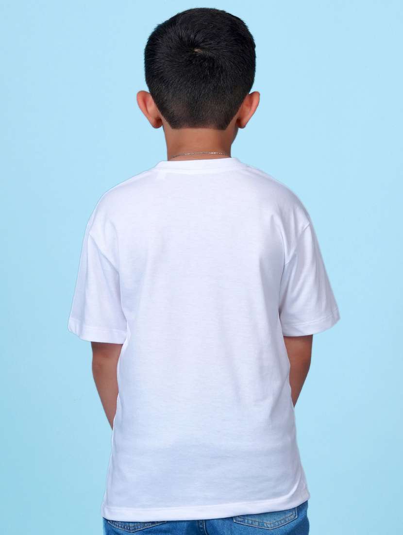 boys solid cotton short sleeve t-shirt - 20683522 -  Standard Image - 1