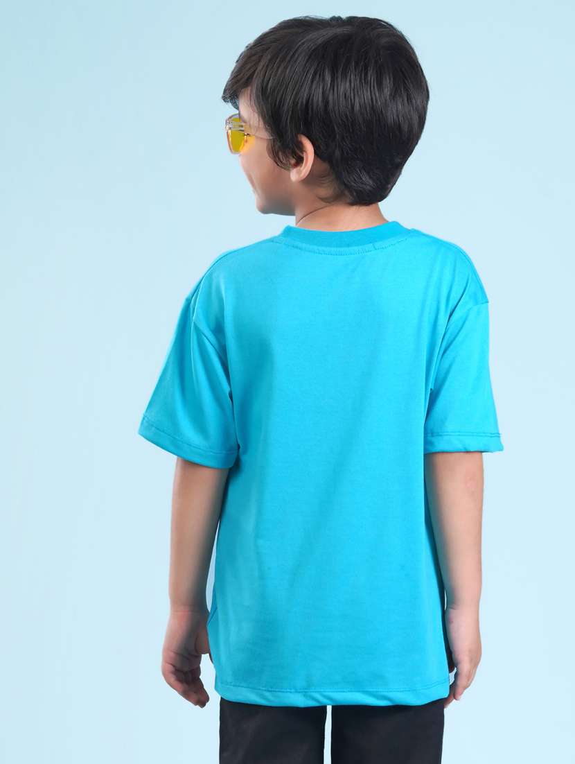 boys solid cotton short sleeve t-shirt - 20683530 - Standard Image - 1