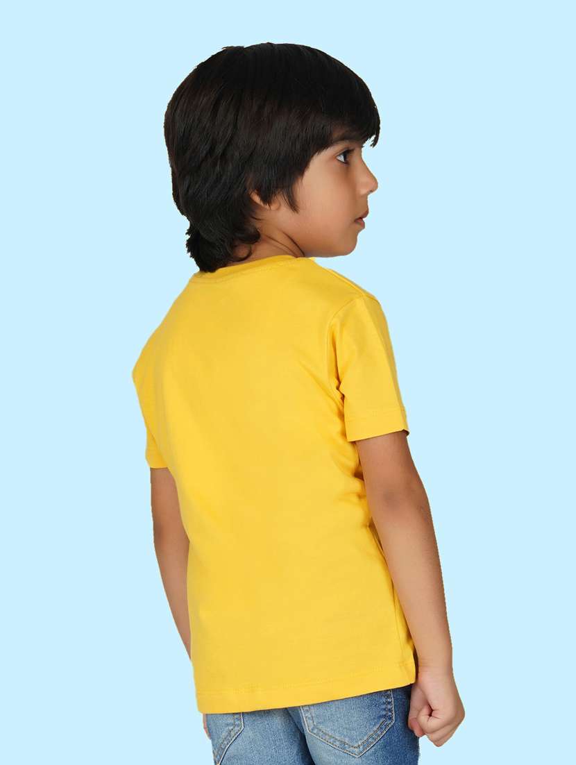boys front print short sleeve t-shirt - 20683594 -  Standard Image - 1