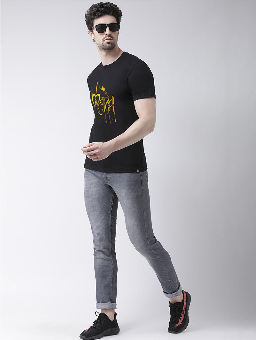 men set of 2 multi colored round neck graphic regular t-shirt - 20684230 - Standard Image - 4