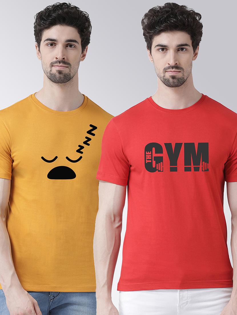 pack of 2 multi colored t-shirt - 20684307 - Zoom Image - 0