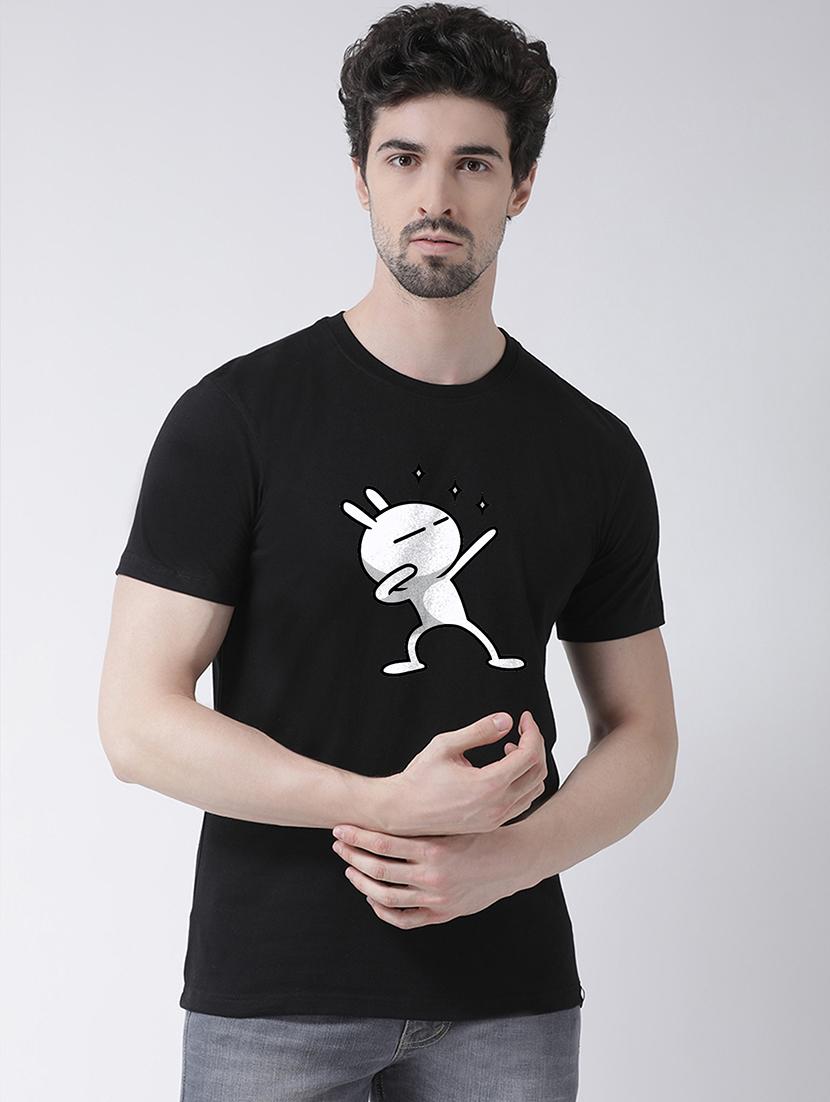 men set of 2 multi colored round neck graphic regular t-shirt  - 20684313 -  Standard Image - 1