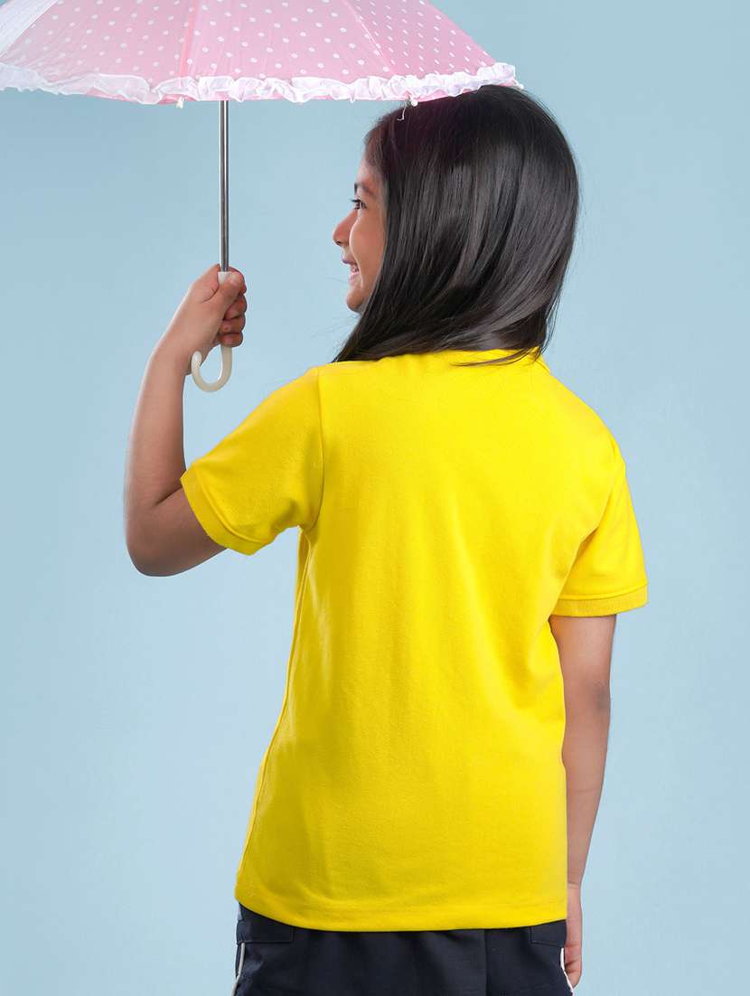 girls placement print cotton tee - 20684383 -  Standard Image - 1