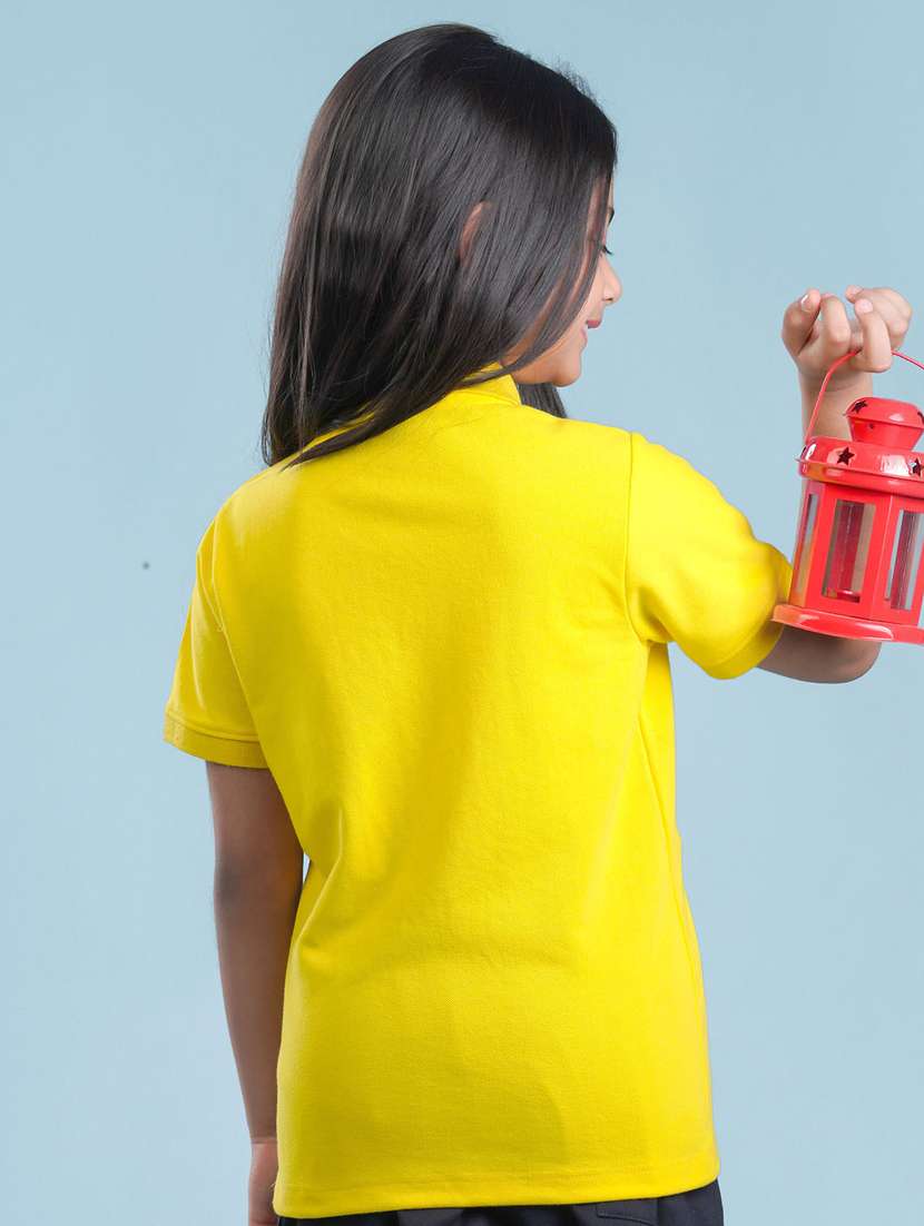 girls placement print cotton tee - 20684395 -  Standard Image - 1