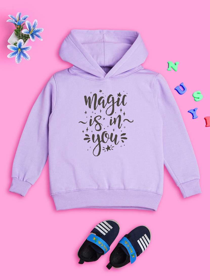 lavender hooded neck sweatshirts - 20684842 -  Standard Image - 1