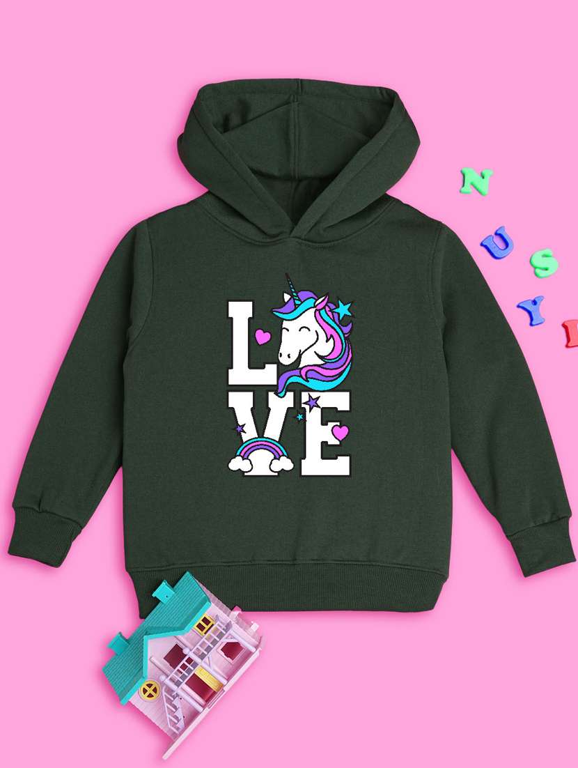 green hooded neck sweatshirts - 20684849 -  Standard Image - 1