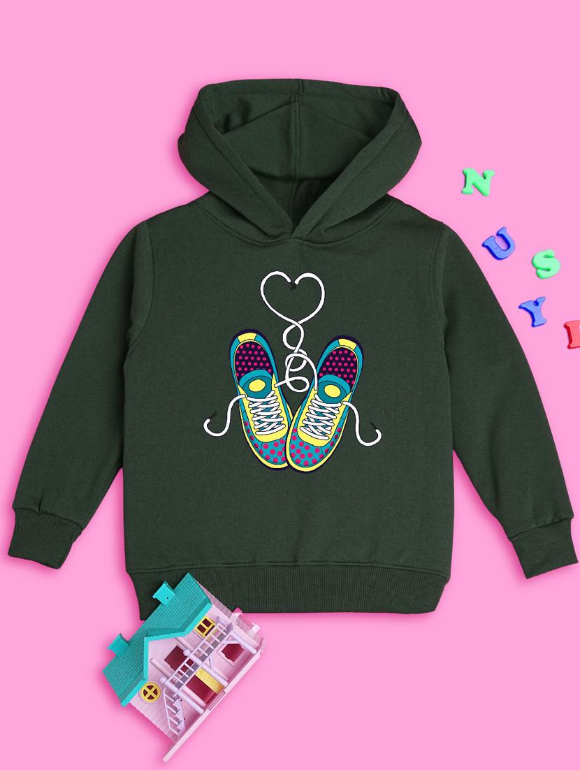 green hooded neck sweatshirts - 20684873 - Standard Image - 1