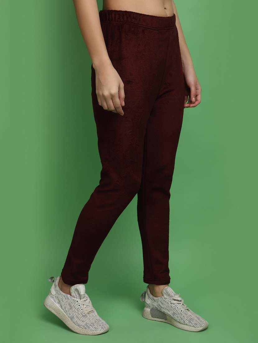 women solid full length legging - 20685863 -  Standard Image - 1