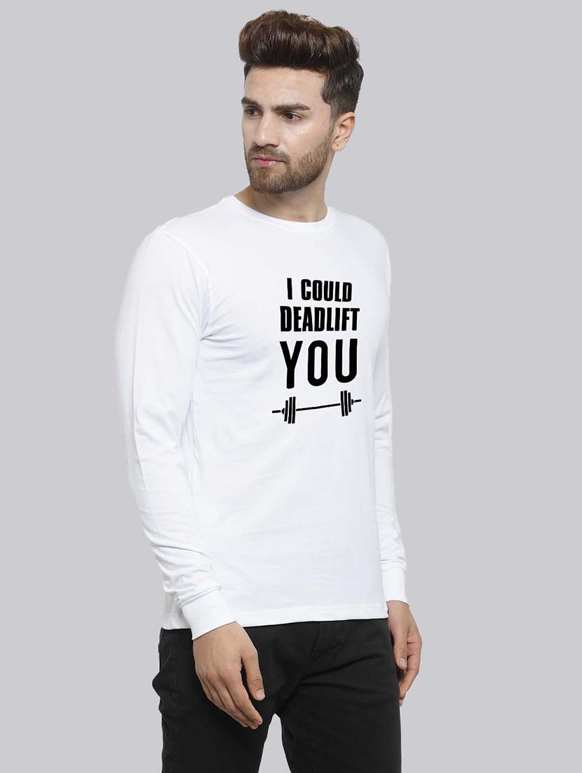 men round neck front print t-shirt - 20685883 -  Standard Image - 1