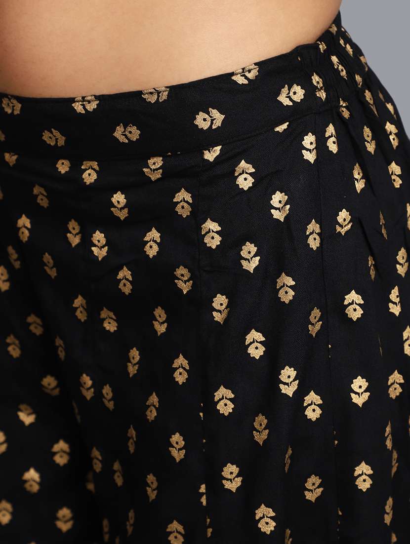 women black gold print fusion set - 20686100 -  Standard Image - 4