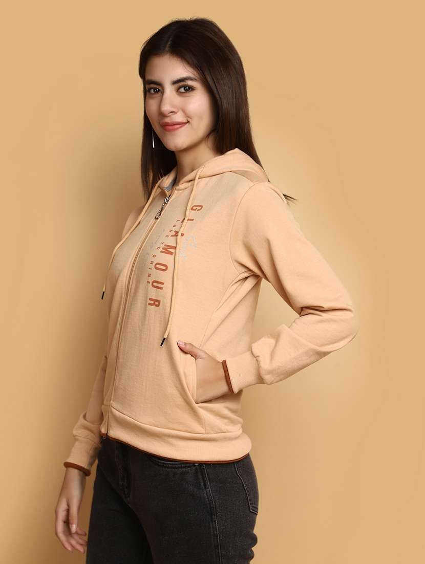 women placement print long sleeve sweatshirt - 20686423 -  Standard Image - 1