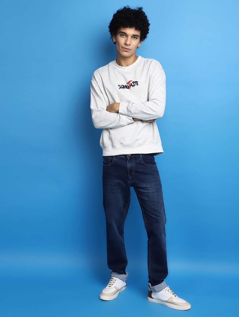 light grey cotton regular sweatshirt - 20686691 -  Standard Image - 4