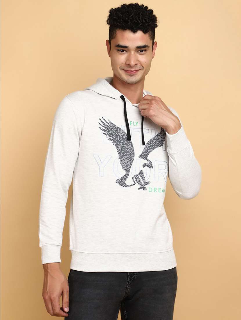 light grey cotton regular sweatshirt - 20686700 -  Standard Image - 1
