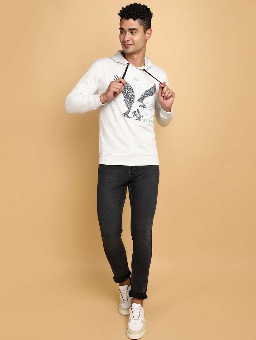 light grey cotton regular sweatshirt - 20686700 -  Standard Image - 4