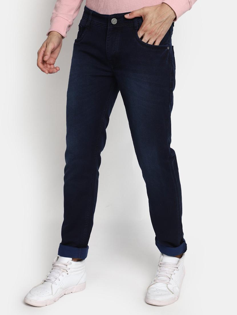 mens slim fit plain jeans - 20686876 - Standard Image - 1