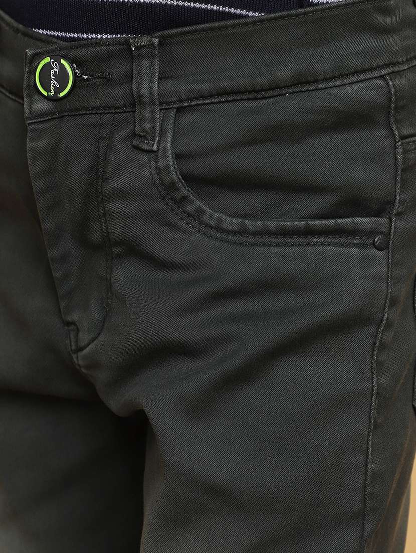 boy's plain slim fit jeans - 20686975 -  Standard Image - 4