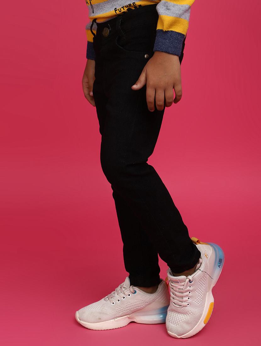 boy's plain slim fit jeans - 20686980 - Standard Image - 1