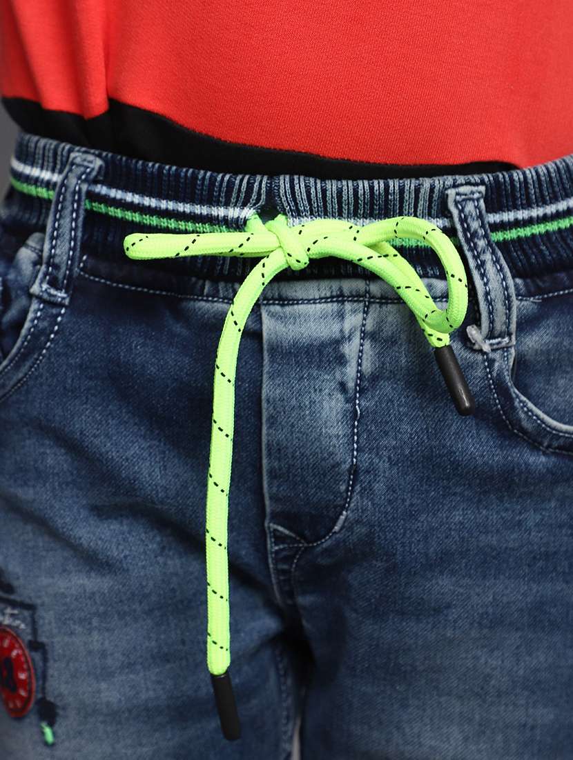 boy's printed slim fit jeans - 20687007 -  Standard Image - 4