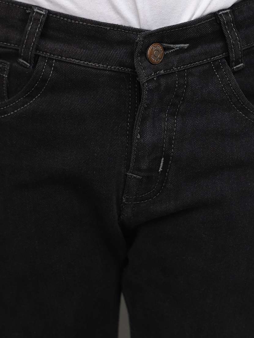 boy's plain slim fit jeans - 20687031 -  Standard Image - 4