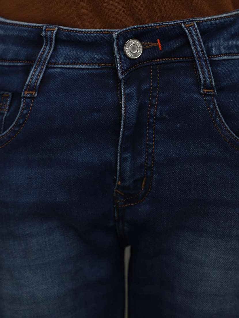 boy's plain slim fit jeans - 20687036 -  Standard Image - 4