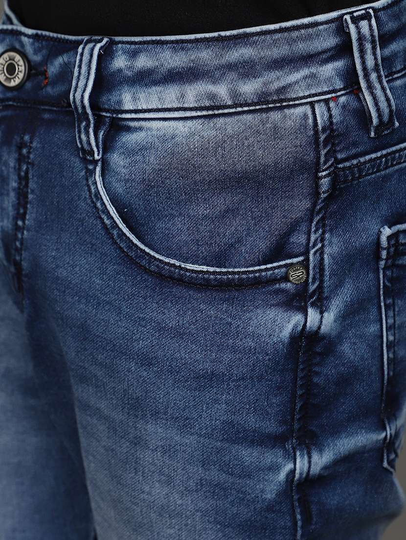 boy's plain slim fit jeans - 20687041 -  Standard Image - 4