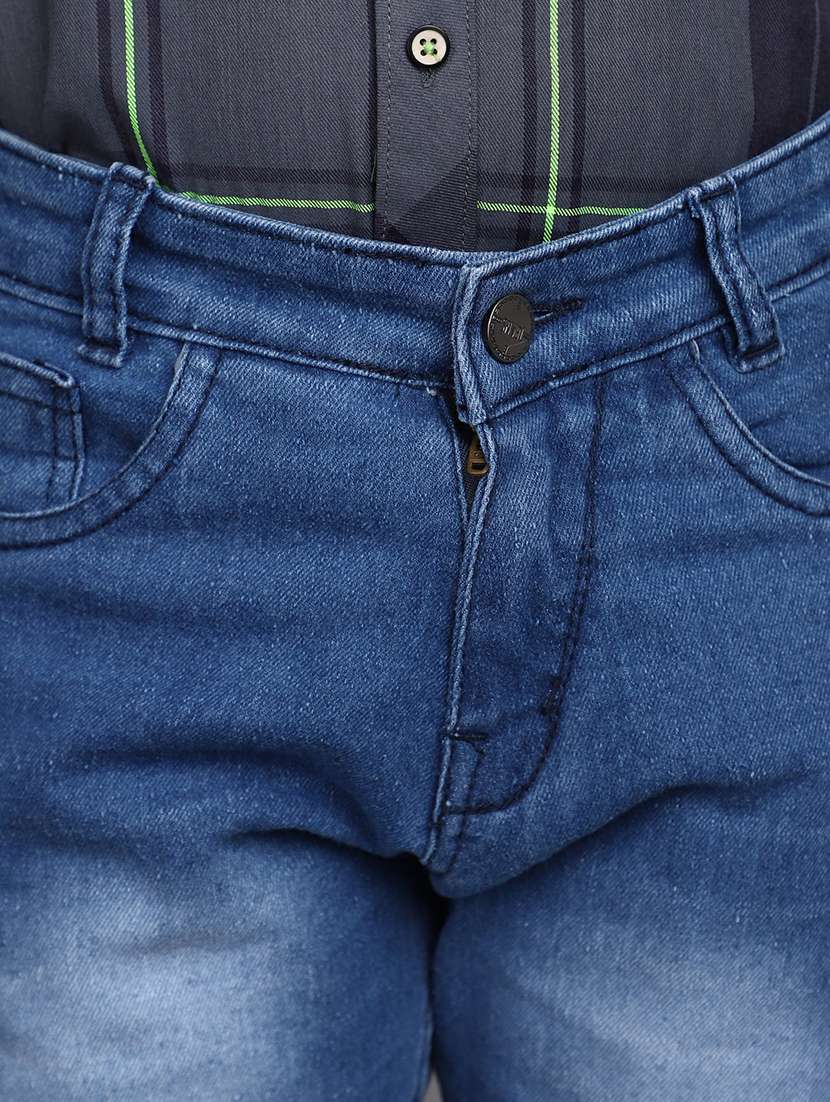 boy's plain slim fit jeans - 20687043 -  Standard Image - 6