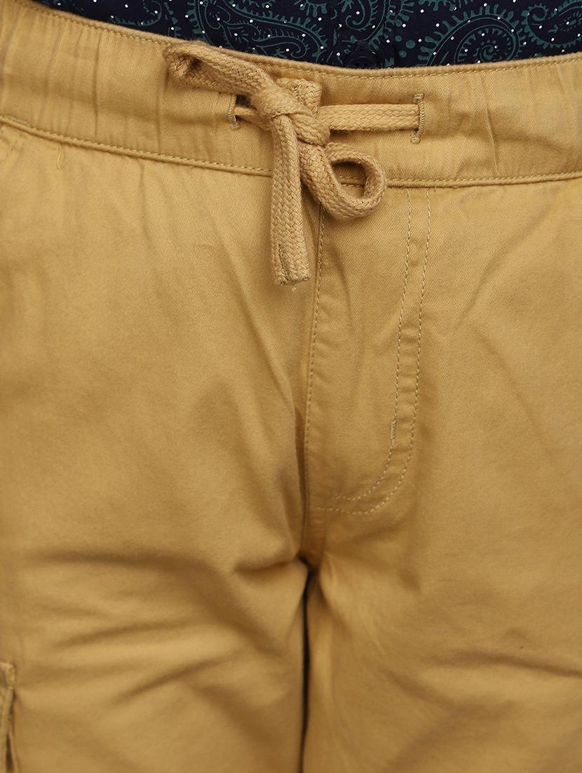 boys mid rise solid cargo trouser - 20687059 - Standard Image - 4