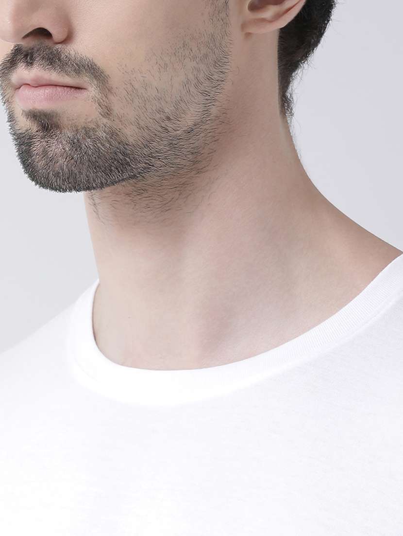 men round neck front print t-shirt - 20687088 - Standard Image - 4