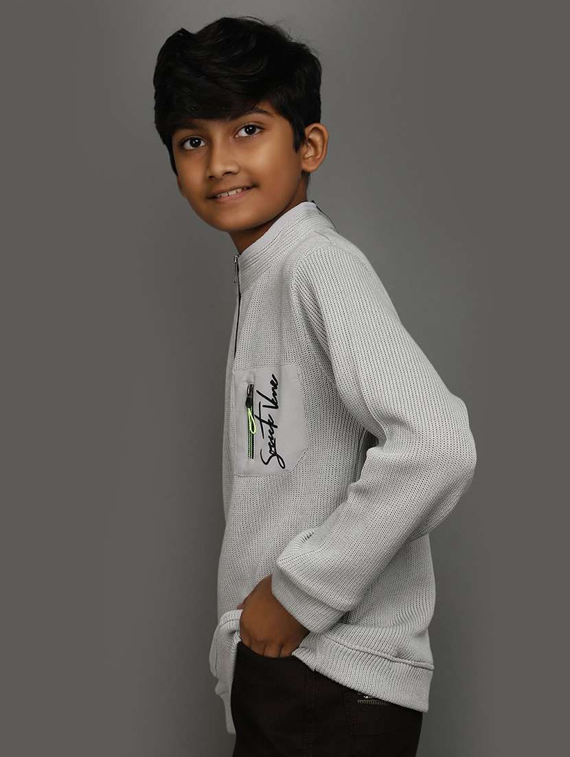 boy long sleeves sweater - 20687125 -  Standard Image - 1