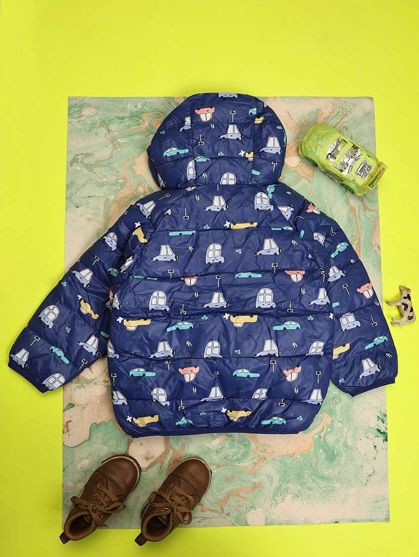 kids quirky printed quilted jacket - 20687242 -  Standard Image - 1