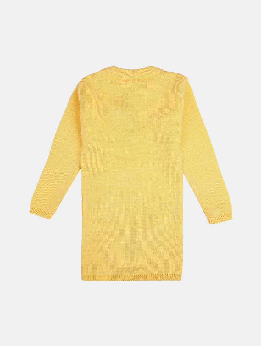 girls long sleeved solid regular sweater - 20687278 -  Standard Image - 1