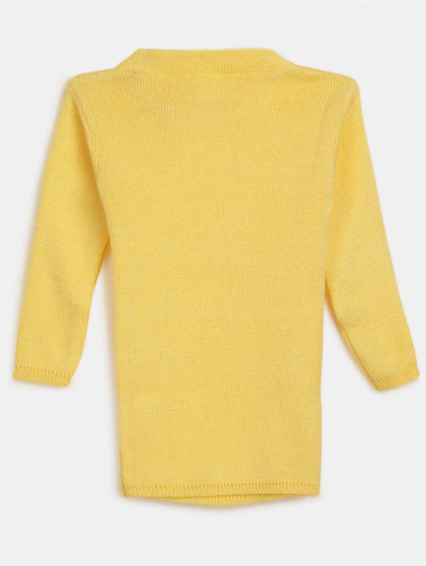 girls long sleeved solid regular sweater - 20687292 - Standard Image - 1