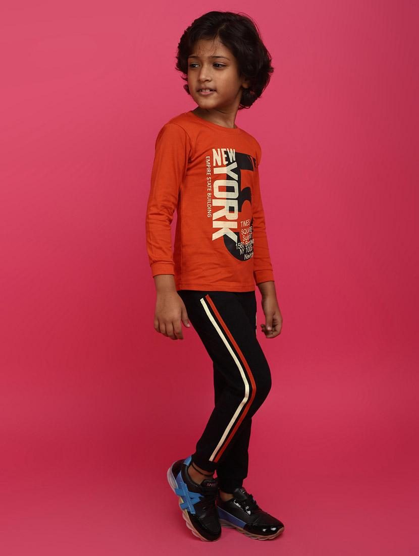 rust boys printed twin sets - 20687502 - Standard Image - 1