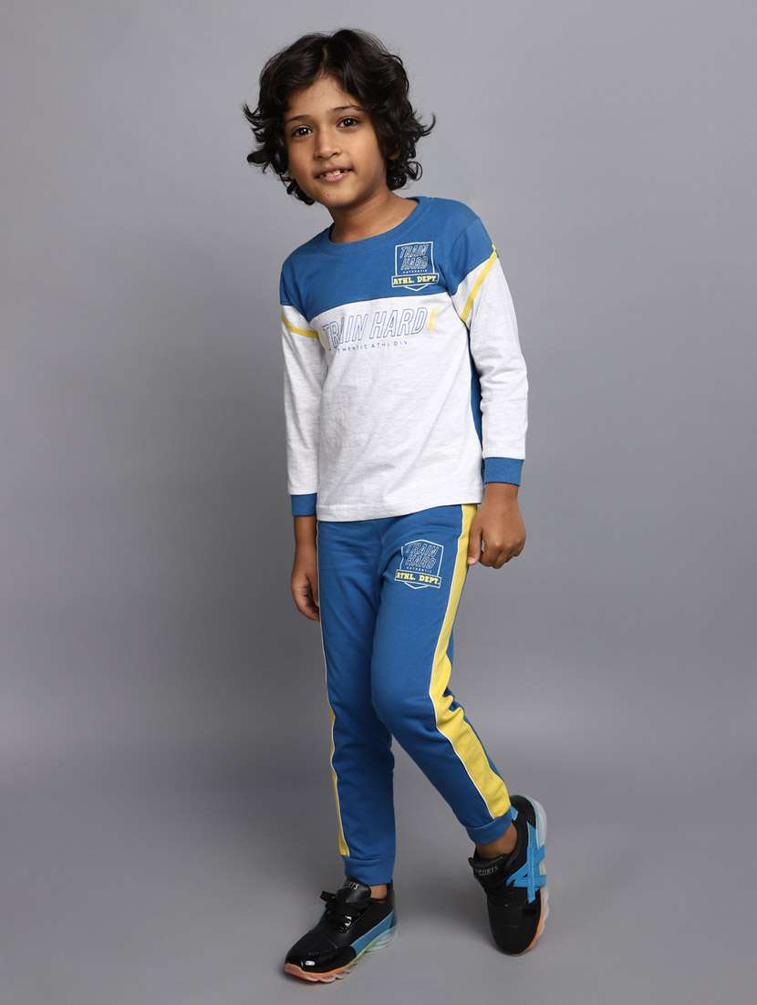 boys color block twin sets  - 20687513 -  Standard Image - 1